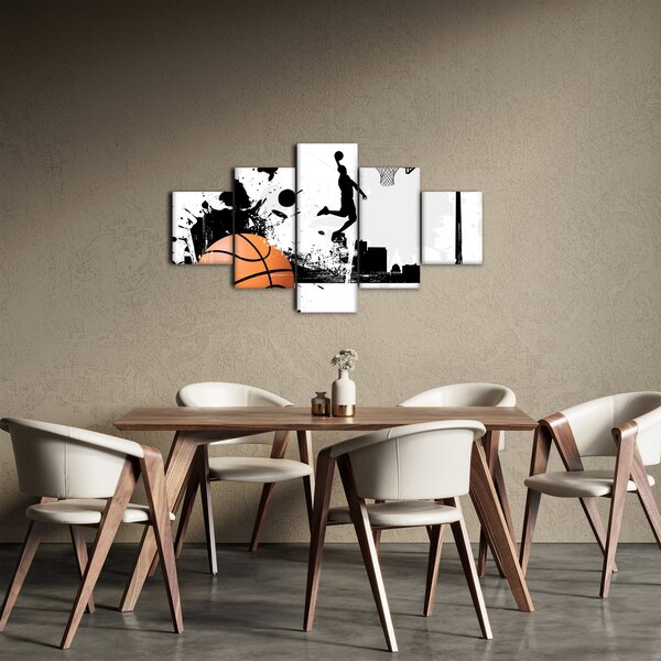 Obraz - Hráč basketbalu (125x70 cm)