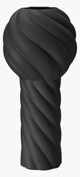 Ručně malovaná keramická váza Twist Pillar, V 34 cm