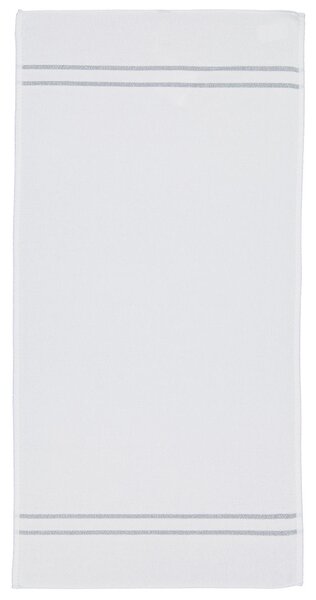Feiler LA GLAMOUR ručník 50 x 100 cm white - silver