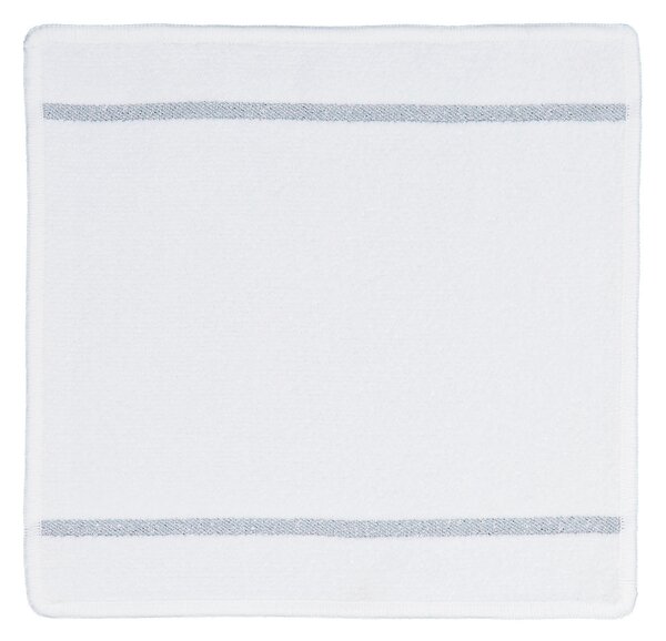 Feiler LA GLAMOUR ručník na obličej 30 x 30 cm white - silver