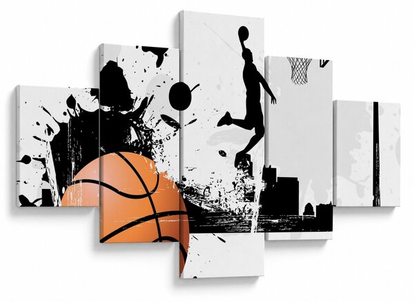 Obraz - Hráč basketbalu (125x70 cm)