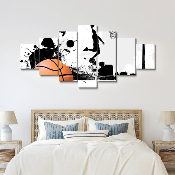 Obraz - Hráč basketbalu (210x100 cm)