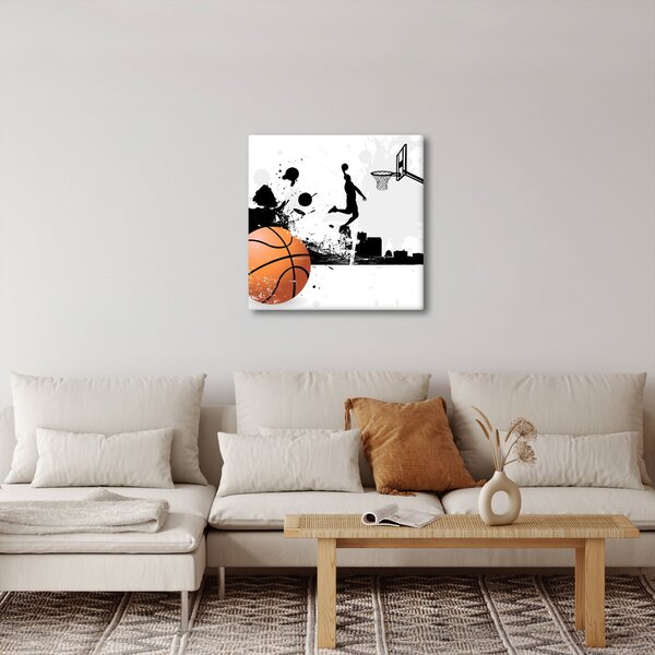 Obraz - Hráč basketbalu (30x30 cm)