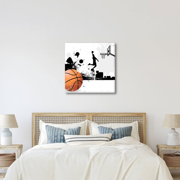 Obraz - Hráč basketbalu (30x30 cm)