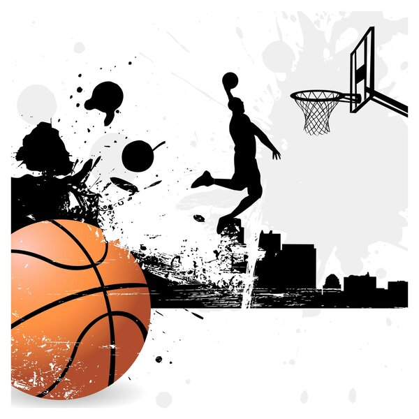 Obraz - Hráč basketbalu (30x30 cm)