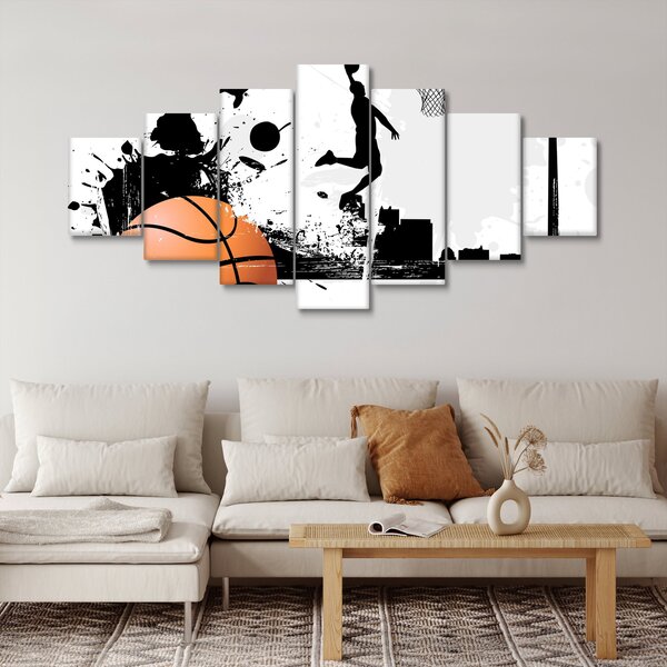 Obraz - Hráč basketbalu (210x100 cm)