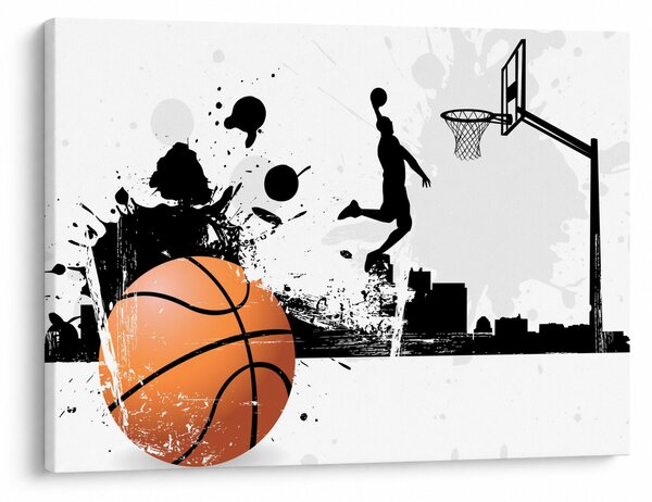 Obraz - Hráč basketbalu (70x50 cm)