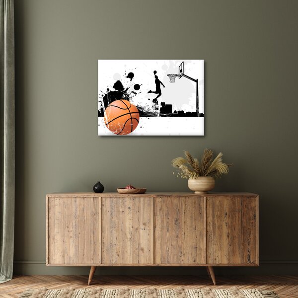 Obraz - Hráč basketbalu (70x50 cm)