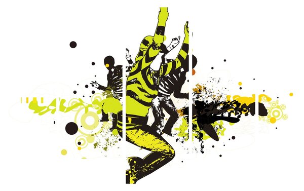 Obraz - Street dance (125x70 cm)