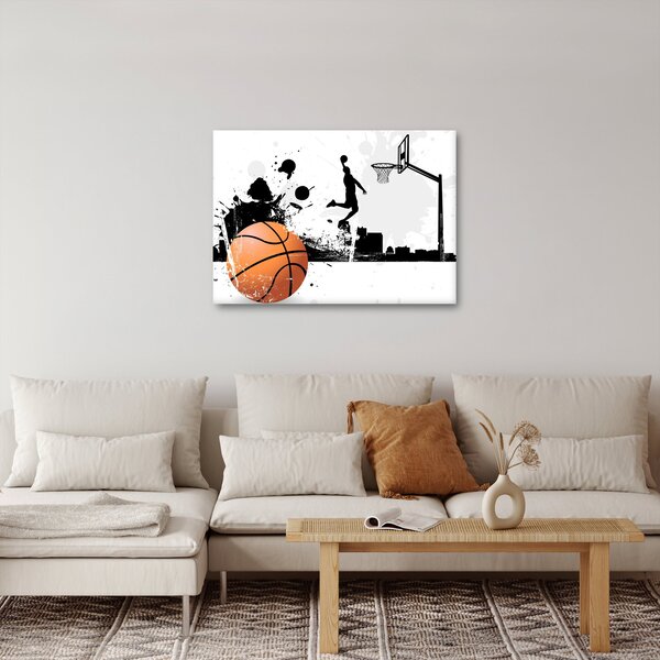 Obraz - Hráč basketbalu (70x50 cm)