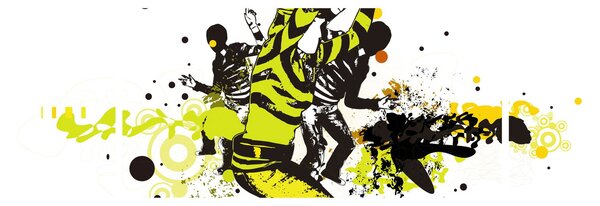 Obraz - Street dance (170x50 cm)