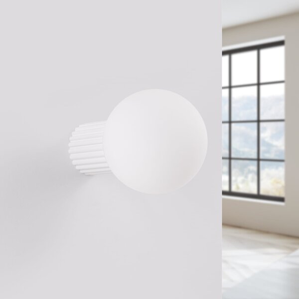 Sollux Lighting Halo nástěnné svítidlo 1x8 W bílá SL.1707