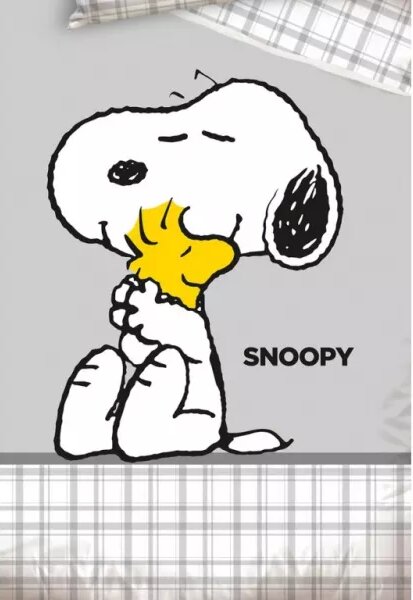 Dětské povlečení bavlna do postýlky Snoopy Nejlepší Kamarádi 100x135, 40x60 cm