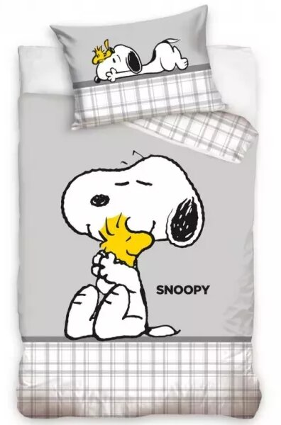 Dětské povlečení bavlna do postýlky Snoopy Nejlepší Kamarádi 100x135, 40x60 cm
