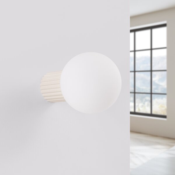 Sollux Lighting Halo nástěnné svítidlo 1x8 W bílá-béžová SL.1717