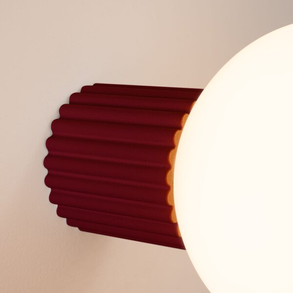 Sollux Lighting Halo nástěnné svítidlo 1x8 W bílá-vínová SL.1747