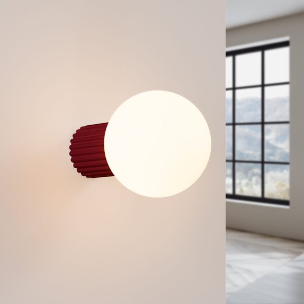 Sollux Lighting Halo nástěnné svítidlo 1x8 W bílá-vínová SL.1747