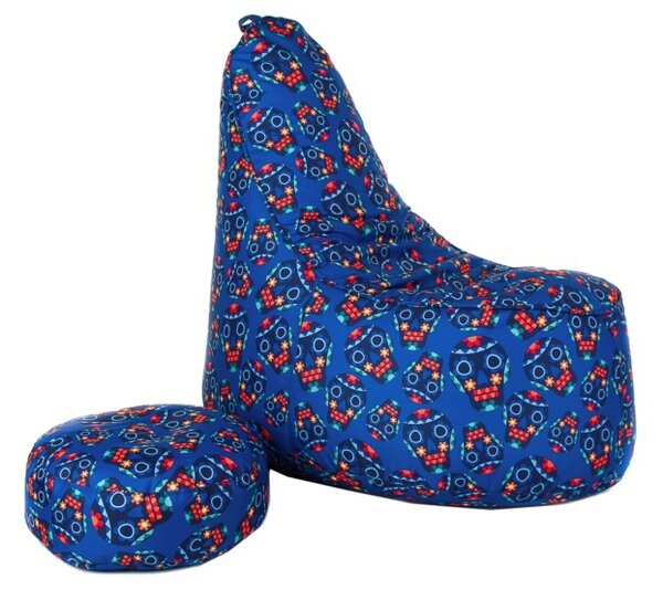 Sedací vak Ginny XXXL (podnožka ZADARMO) (TD 83)