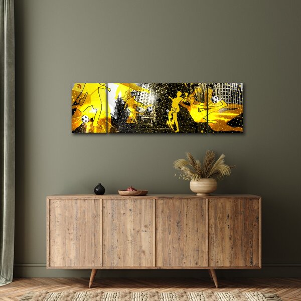 Obraz - Fotbal ve velkoměstě (170x50 cm)