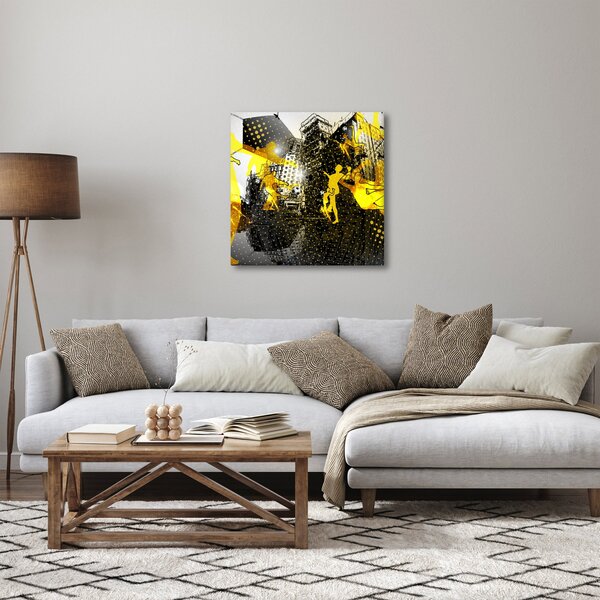Obraz - Fotbal ve velkoměstě (30x30 cm)