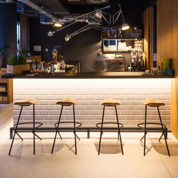 Designové barové židle Strain Barstool Hight (výška 83 cm)