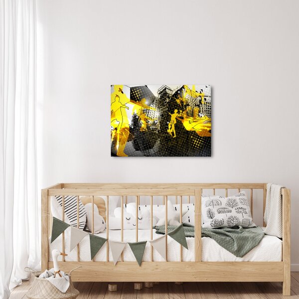 Obraz - Fotbal ve velkoměstě (70x50 cm)