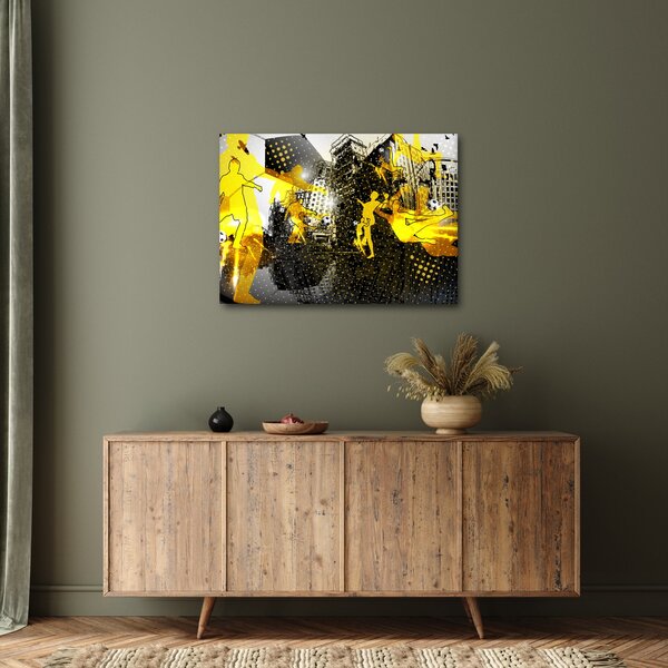 Obraz - Fotbal ve velkoměstě (70x50 cm)