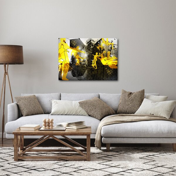 Obraz - Fotbal ve velkoměstě (70x50 cm)