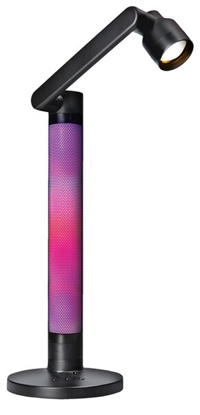 Solight LED stmívatelná lampička s RGB podsvícením, 10W, 600lm, změna chromatičnosti, dálkový ovladač WO67