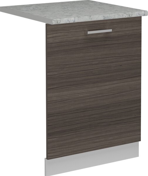 Čelní panel myčky Vicco R-Line Ušlechtilá šedá 60 cm s pracovní deskou, Model 54999