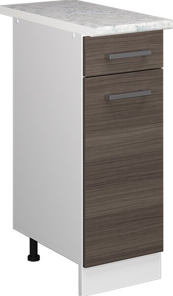 Spodní skříňka kuchyňské linky Vicco R-Line Ušlechtilá šedá 30 cm s pracovní deskou, Model 37713