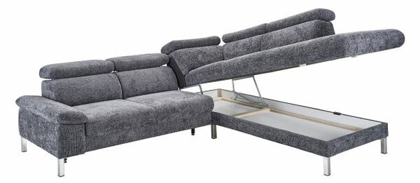 Sedací souprava MELROSE 1082_varianta "L"_Famous anthrazit