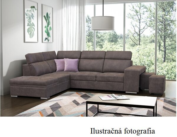 Rohová sedací souprava Lanza (L)