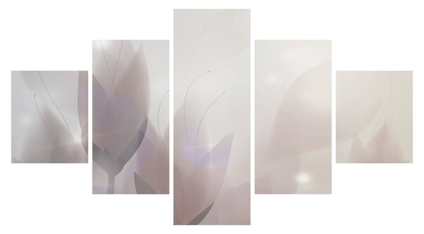 Obraz - Krokusy (125x70 cm)