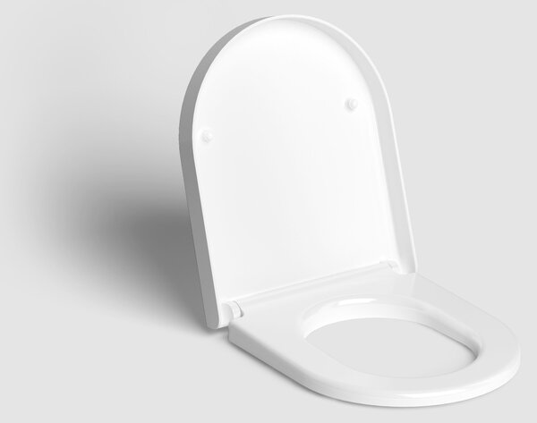 Clou Hammock wc mísa se sedátkem s pomalým sklápěním závěsná bez splachovacího kruhu bílá lesk CL/04.01080