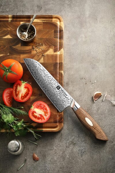 Santoku nůž XinZuo B46W 7"