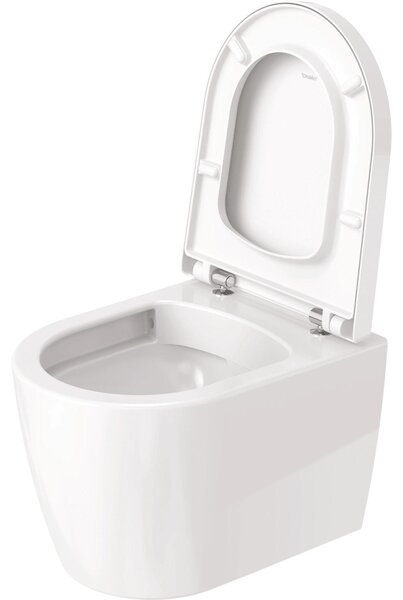 Sada Duravit WWC ME by Starck, bez okraje, Durafix TS, bílá, včetně WC sedátka s automatickým spouštěním, 1 ks