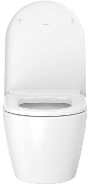 Sada Duravit WWC ME by Starck, bez okraje, Durafix TS, bílá, včetně WC sedátka s automatickým spouštěním, 1 ks
