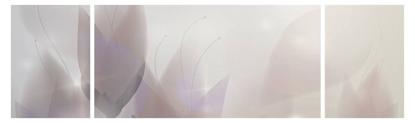 Obraz - Krokusy (170x50 cm)