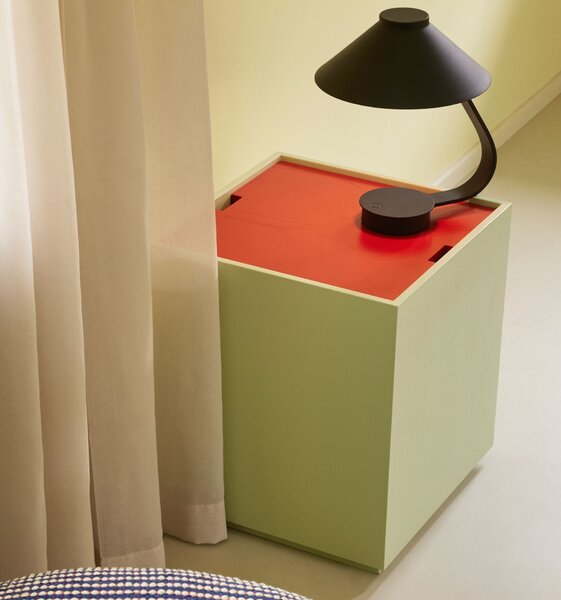 Odkládací stolek Vault Light Green / Red