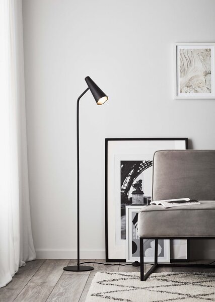 Černá stojací lampa Peak - Markslöjd