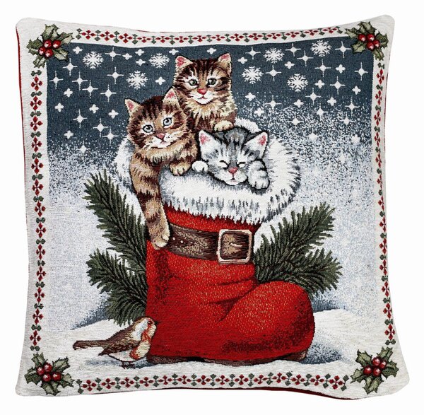Gobelínový povlak na polštář 42x42 cm Chenille IT02 Barva Vícebarevná Rozměry 42x42 cm