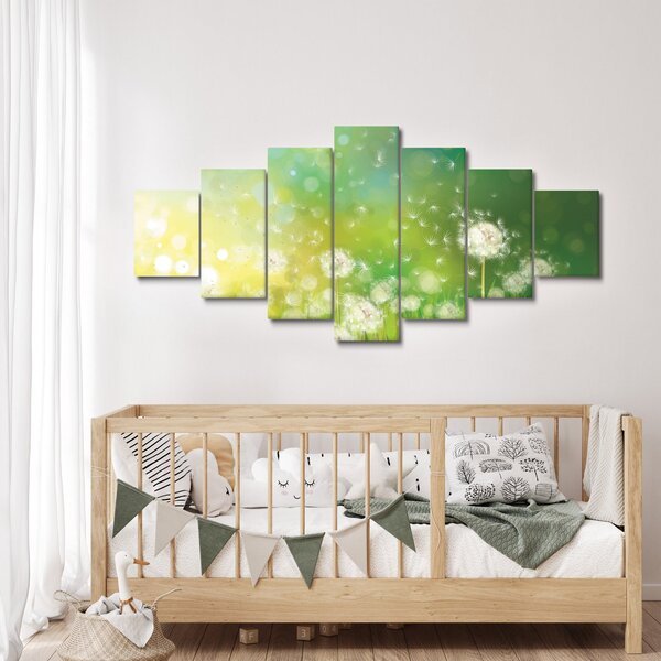 Obraz - Odkvetlé pampelišky (210x100 cm)