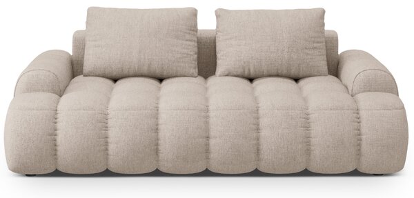 Cosmopolitan Design Pískově hnědá trojmístná pohovka Linz 200 cm