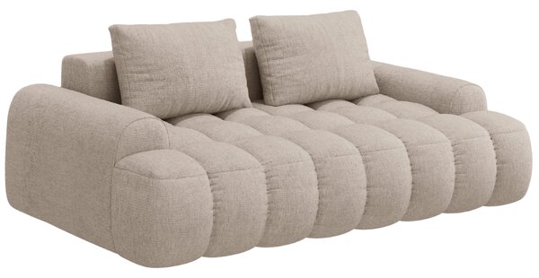 Cosmopolitan Design Pískově hnědá trojmístná pohovka Linz 200 cm