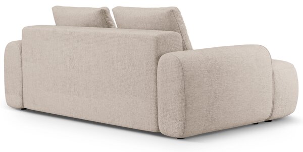 Cosmopolitan Design Pískově hnědá trojmístná pohovka Linz 200 cm