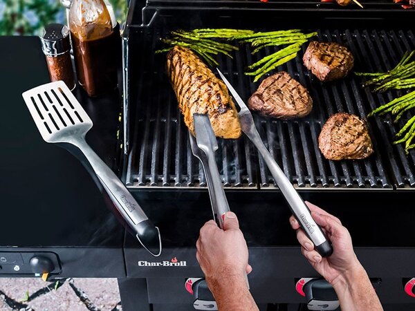 Nerezový set nářadí BBQ Char-broil, 3 ks
