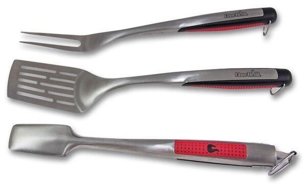 Nerezový set nářadí BBQ Char-broil, 3 ks