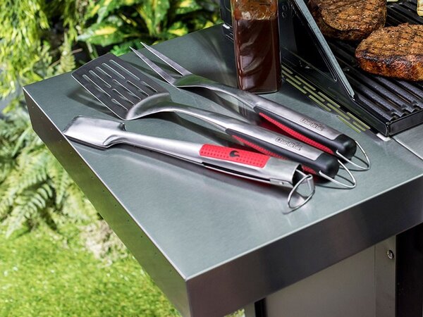 Nerezový set nářadí BBQ Char-broil, 3 ks