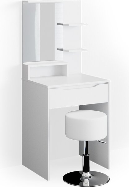 Toaletní stolek Vicco Ruben Bílá 60 cm s taburetem, Model 34610